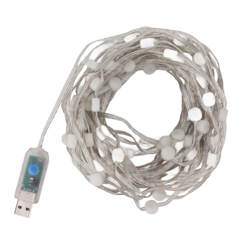 LED Globe String Light USB Powered Remote Control 16 Color