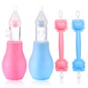 2 Stück Erwachsene und Baby Nasensauger,Nasenpumpe Blau und Pink Manuell