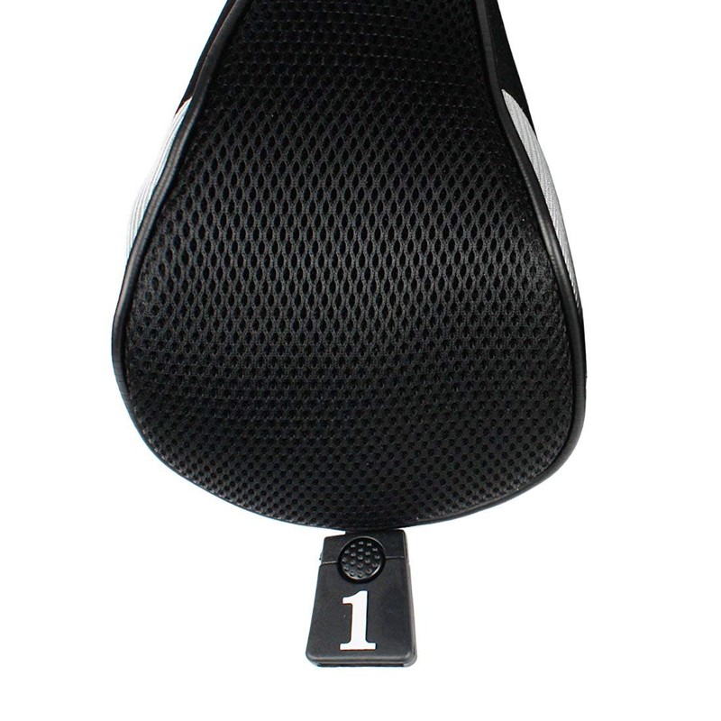 Andux Golf Wood Driver Headcover Long Neck Set of 5