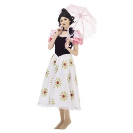 The Haunted Mansion Sally Slater Cosplay Costume Tightrope Girl Costume Dress (full set, XXL)