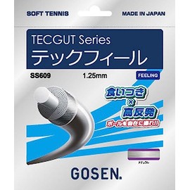 Gosen GOSEN Soft Tennis String TECFEEL Tech Feel SS609