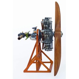 Model Airways MA1031 Sopwith Camel Airplane Clerget Rotary Engine 1:16 Scale - Metal Model Building Kit for Adults