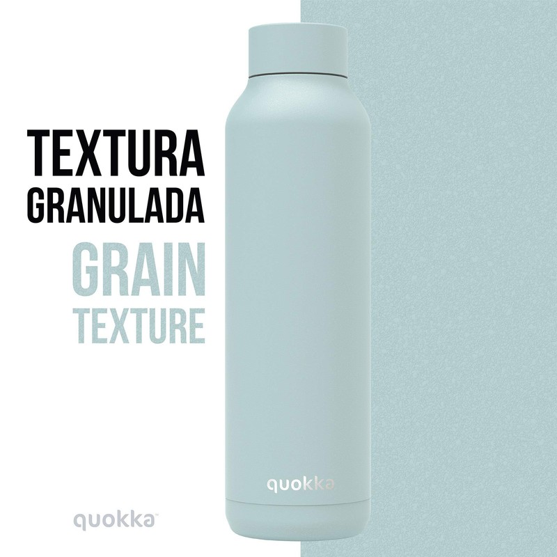 Quokka Solid Cool Grey Powder Stainless Steel Bottle, 630 ml,