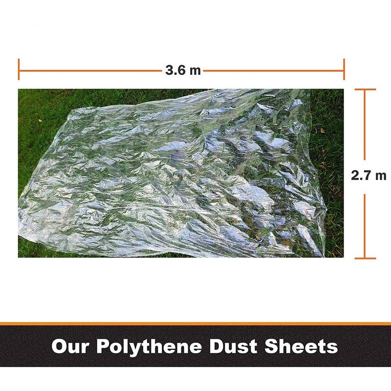 POLYTHENE DUST Sheets 2PK 12X9FT