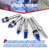 NICAVKIT 6Pcs Pattern Flush Trim Router Bits 1/4 Inch Shank,