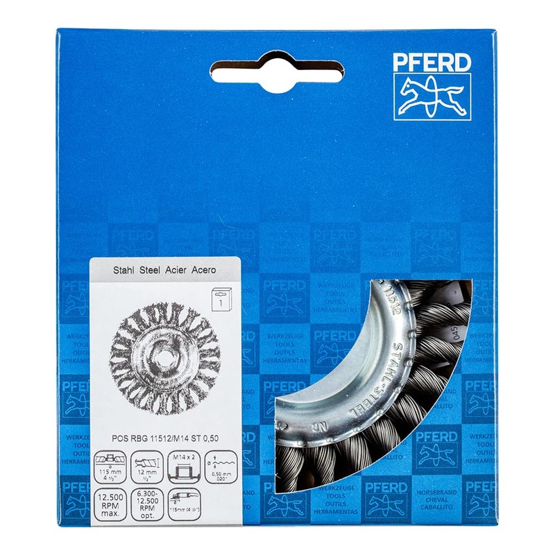 Pferd 43312002 Brush RBG 11512/M14 ST 0.50 SG