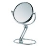 Kela 20625 Standspiegel, 1-/5-fach Vergrößerung, Ø 14cm, Metall, Safia, Verchromt