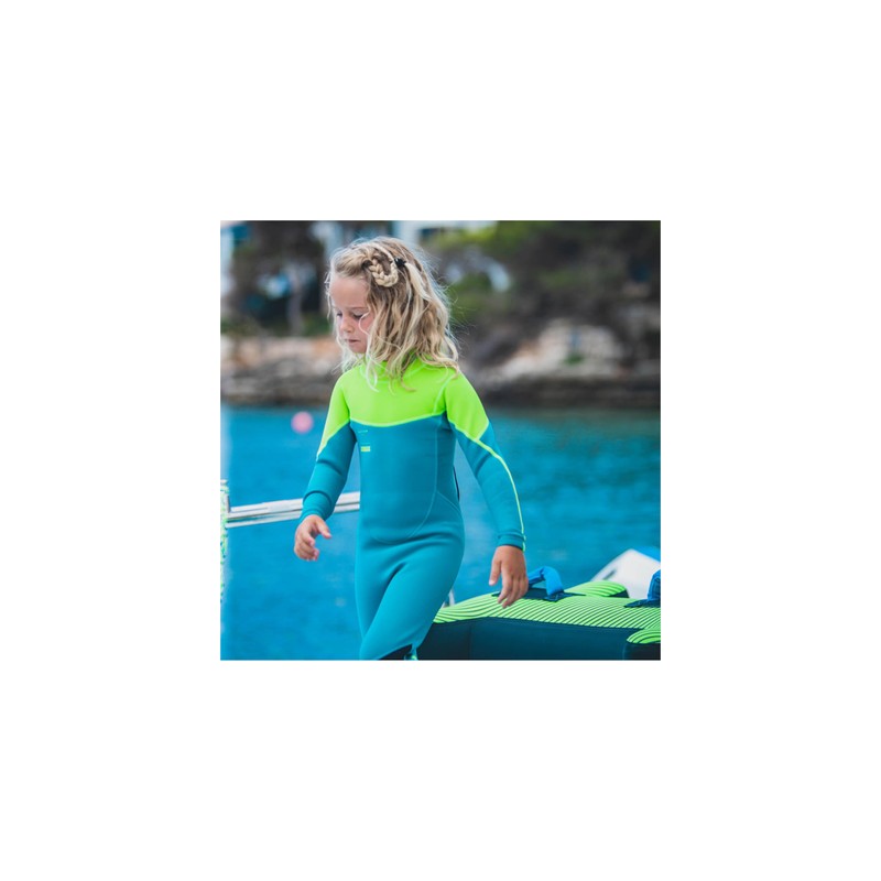 Jobe Junior Boston 3/2mm Back Zip Wetsuit - Teal -