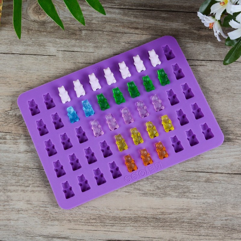Gummy Molds Bear Candy Silicone - Mini Size Chocolate Gummy