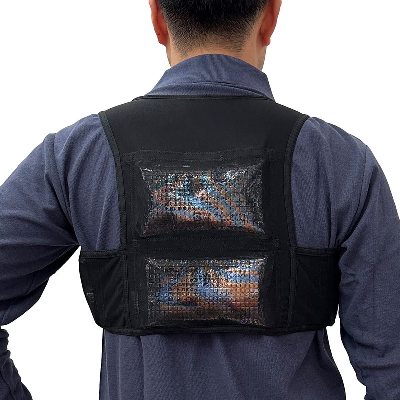 TULTEX AZ-865948 Ice Vest (Includes 4 Ice Packs) AZ-865948 Heat