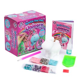 Bookoli | 3D Diamond Studio Unicorn Kit | Diamond Painting | Kids Crystal Set | Unicorn Crafts | Ages 6 to 9 Years Old | Children's Craft Activities