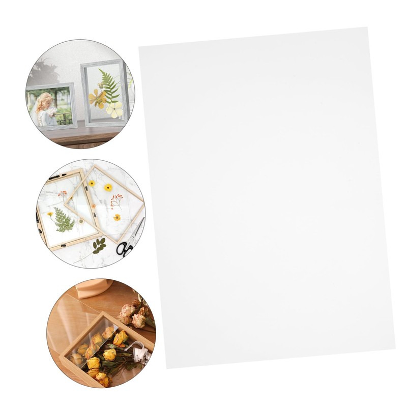 ULTECHNOVO 10pcs High Transparency PVC Sheet for Picture Frames Sturdy