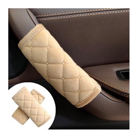 JNNJ Pack of 2 Non-Slip Car Door Handle Protective Cover, Made of Soft Plush Armrest Handle Protection, Cars Interior Door Handle Cover, Universal, Universal Car Door Handles, Interior Accessories