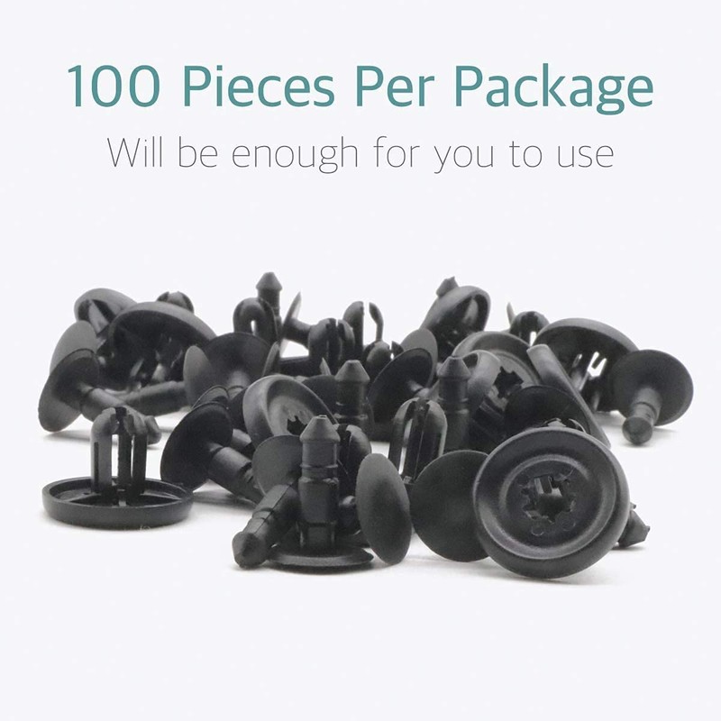 TAORAYO 100pcs 7mm Hole Diameter For Toyota Push Engine Under