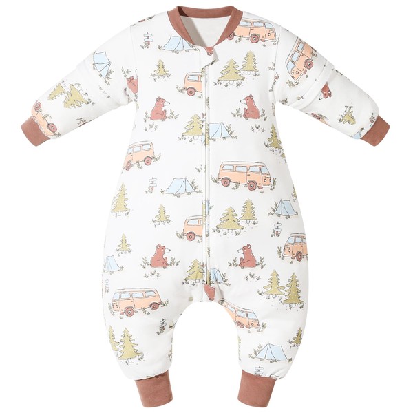 ikaufen Baby Sleep Sack 100% Cotton Smart Thermostatic Stay Snug