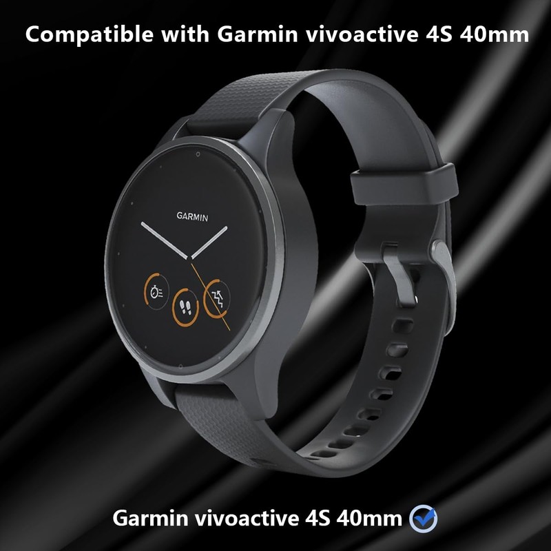 Cmiuubrer 3 Pack for Garmin Vivoactive 4S 40MM Screen Protector