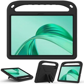 Kids Case for Honor Pad X8a 11 inch 2024, EVA Foam Lightweight Shockproof Durable Tablet Case with Handle Stand Cover for Kids Black