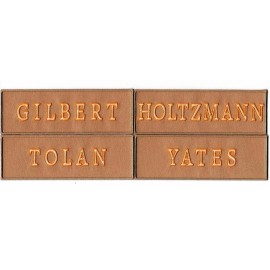 Unbranded Ghostbusters III New Movie Character Name Tag Embroidered Iron on Patch Set of 4