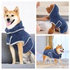 IECOii Shampoo Towel, Dog Bathrobe, Absorbent Towel, Dog Body Sheet,
