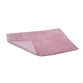 HomeLife Non-Slip Chenille Bathroom Rug | 2-Piece Bath Mat Set (40 x 60): Absorbent and Soft Bath Mat, Luxurious Absorbent Shower Mat, Machine Washable [Pink]