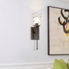 Wall Light 1 Light Wall Sconce With Glass Lampshade Classic