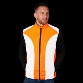 BTR Hi Vis Reflective Cycling & Running Gilet/Vest. Fits Men & Women. High Visibility (Hi Viz) & VERY Reflective Outdoor Sports Gilet. Yellow. XL 44-46 Inches
