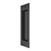 JUBEST 8" Recessed Door Pull Pocket Door Handles, Matte Black