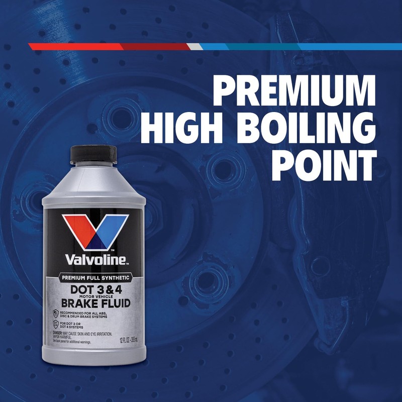 Valvoline DOT 3 & 4 Synthetic Brake Fluid with High