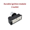 2 Outlet Spark Generator Push Button Electronic Igniter Ignitor BBQ