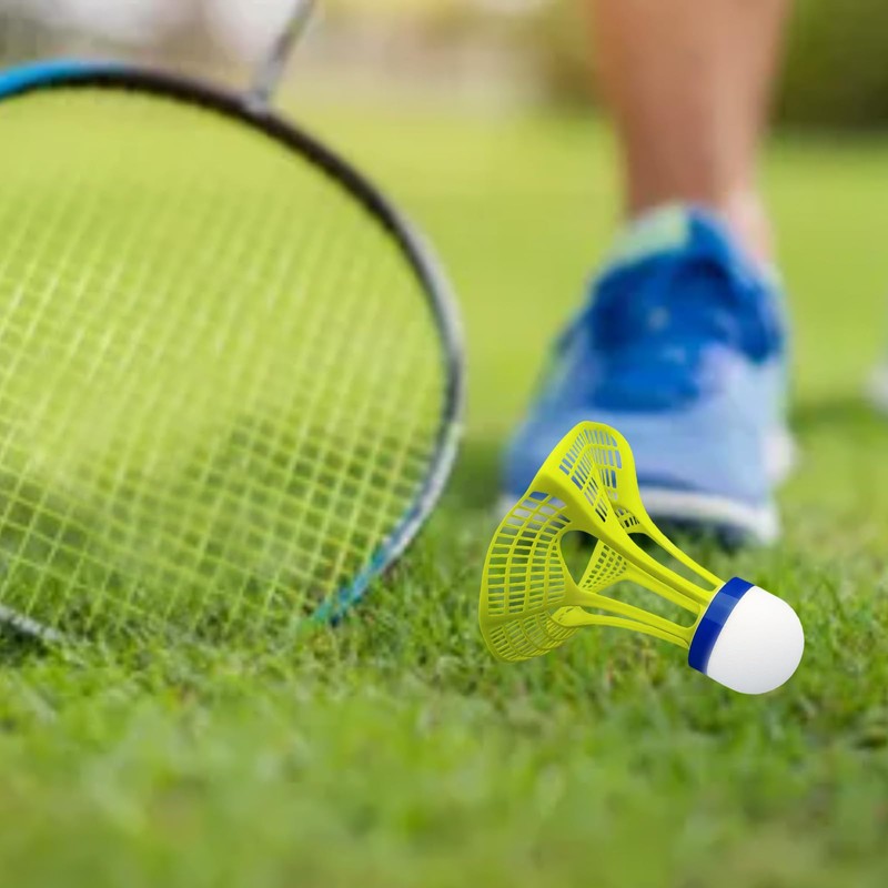KBCYRT 6 Windproof Badminton Shuttlecocks, High Elasticity Shuttlecocks for Outdoor