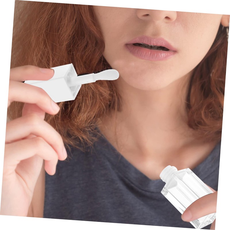 Mikinona 12pcs Bulk Lip Balm Tubes Refillable Empty Lip Gloss