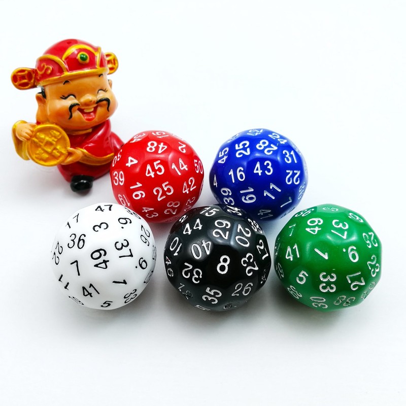 Bescon Complete Polyhedral Dice Set of 12pcs D3-D60 60 Sides