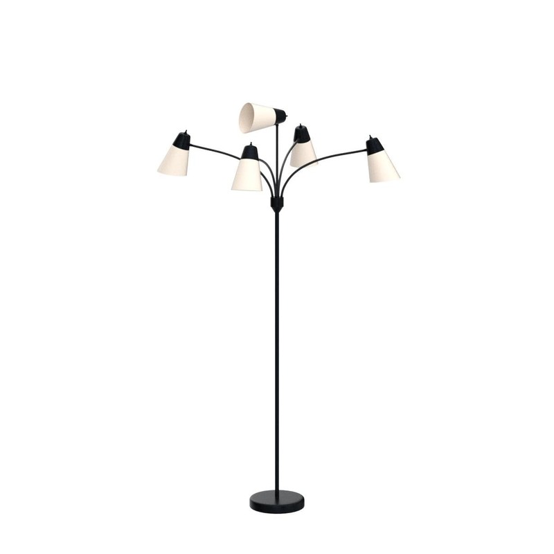 FOLKSMATE LED Floor Lamp, Medusa Multi Head Modern Tall, Rustic
