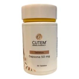 Cutem Dapsona 50mg Con 50 Tabletas Anti Acné