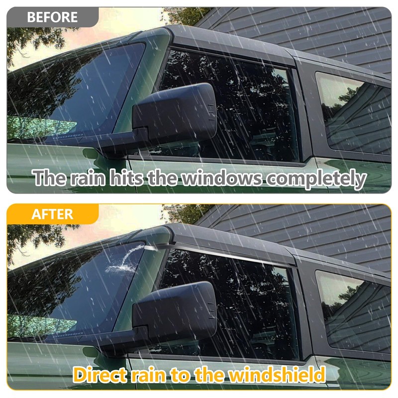 Rain Guards Window Visors Compatible with Ford Bronco 2021 2022