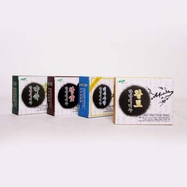 JQ Herbal Exfoliating Soap Charcoal 1p Face Wash Bath Exfoliation / 한방 때비누 참숯 1p 세안 세수 목욕 각질제거