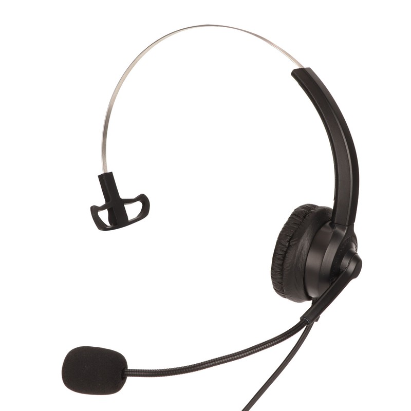 USB Business Headset Noise Reduction Single Sided Ear Headphone Supports