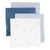 Carter's Baby - Paquete de 4 mantas receptoras (azul)
