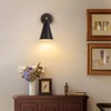 MWZ Modern Black Wall Sconces Lighting, 2 Pack Gold Rustic