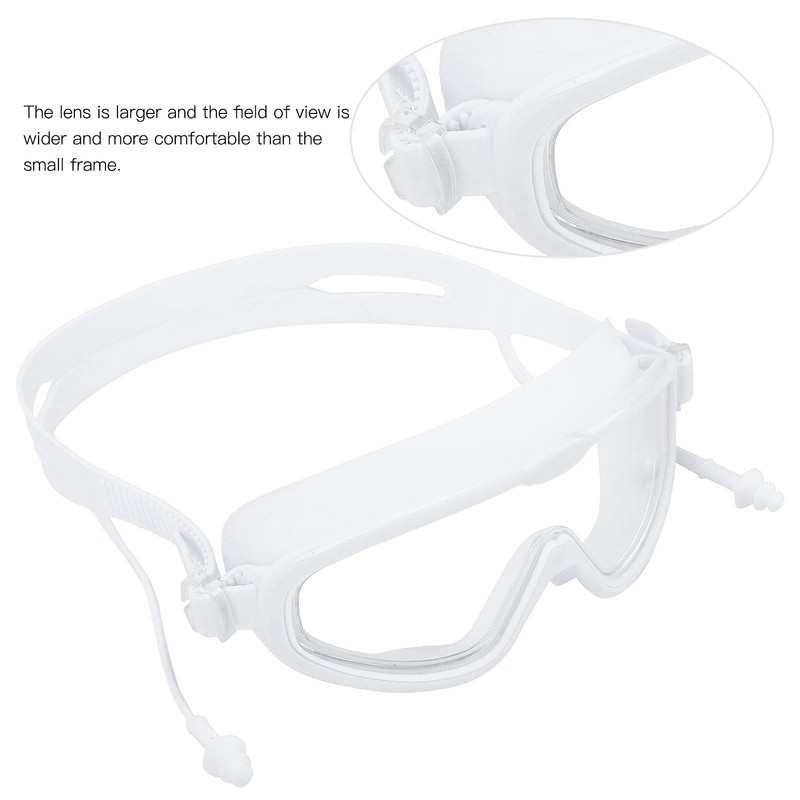 Kids Swimming Goggles with Earplug Waterproof AntiFog High Definition Diving