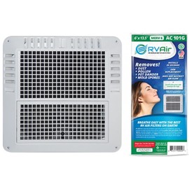 AC Filter - Air Conditioner Replacement Filters - RV Air Cleaner - Camper Accessories for Travel Trailers - Easy to Install - 13.5 x 6 x 0.75 in (1 Filter for AC 101G)