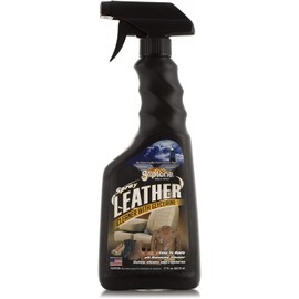 Gliptone Leather Cleaner Spray with Glycerine, pH Balanced, Safely Cleans and Restores, 17 fl oz
