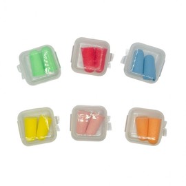 Noise-cancelling Earplugs for Sleep with Case Foam Earplugs Blue 39ea