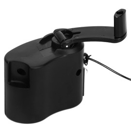 Aramox Portable Modern Hand Crank Charger, USB Hand Crank Phone Charger, Outdoor Hiking Camping (Black)