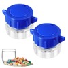 2 Pack Pill Grinder,Pill Pulverizer Tablet Grinder Medicine Splitter Powder