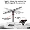Starlink Gen 3 Pipe Adapter, Pole Mount Adaptor with 160°
