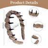 Amariver Headbands for Women 4Pcs Zigzag Headbands Elastic Teeth Comb