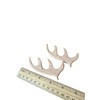 Cuckoo Clock Deer Antlers Solid Wood (3-1/2”)- Replacement Parts -