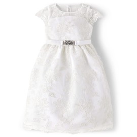 Gymboree,Girls,and Toddler Special Occasion Dress,6,White Lace