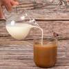 ELITEA Clear Glass Creamer Pitcher Milk Cream Tea Serving Pitcher
